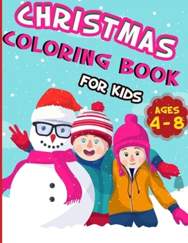 Paperback christmas coloring book for kids: amusing christmas gift or present for toddlers & kids. Book