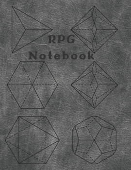 RPG Notebook: Mixed paper: Hexagon, Dot Graph, Dot Paper, Pitman: For role playing gamers: Notes, tracking, mapping, terrain plans: Vintage Grey Leather cover design (8.5” x 11” - A4 Size, 150 Pages)