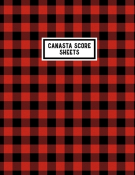 Paperback Canasta Score Sheets: Scorebook For Canasta Card Game Record Sheet Book