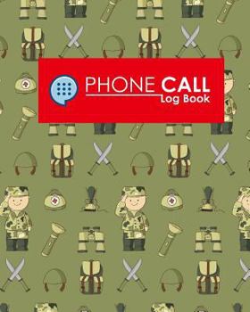 Paperback Phone Call Log Book