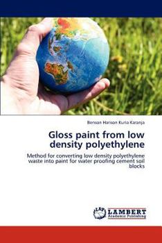 Paperback Gloss Paint from Low Density Polyethylene Book