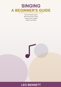 Beginner's Guide to Singing: Posture, Breath Support, Warm-Ups, Pitch, Ear Training, Vowels, Diction, Range, Registers, Simple Songs, and Healthy Vocal Habits