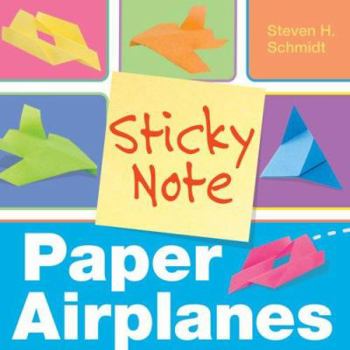 Paperback Sticky Note Paper Airplanes Book