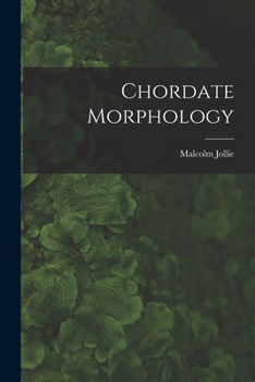 Paperback Chordate Morphology Book