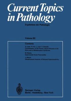Paperback Current Topics in Pathology: Ergebnisse Der Pathologie Book