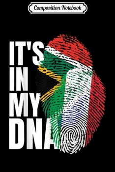 Composition Notebook: South African Plus Italian DNA Mix Heritage Flag Gift  Journal/Notebook Blank Lined Ruled 6x9 100 Pages