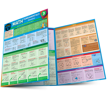 Misc. Math Fundamentals 3 - Geometry: A Quickstudy Laminated Reference Guide Book