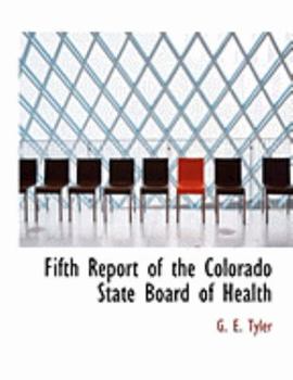 Paperback Fifth Report of the Colorado State Board of Health [Large Print] Book