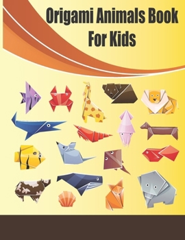 Paperback Origami Animals Book For Kids Book