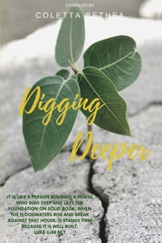 Paperback Digging Deeper [Large Print] Book