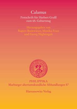 Hardcover Calamus: Festschrift Fur Herbert Grassl Zum 65. Geburtstag [German] Book