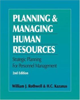 Paperback Planning and Managing Human Resources Book