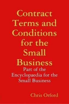 Paperback Contract Terms and Conditions for the Small Business Book