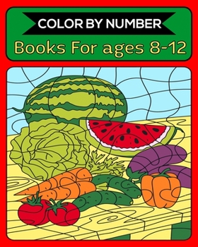 Paperback Color By Number Books For ages 8-12: 50 Unique Color By Number Design for drawing and coloring Stress Relieving Designs for Adults Relaxation Creative Book