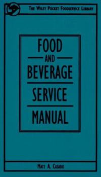 Paperback Food and Beverage Service Manual Book