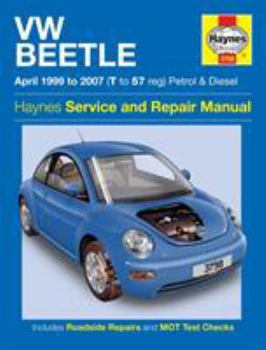 Paperback VW Beetle Petrol & Diesel Service And Repair Manua Book