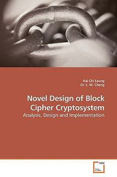 Paperback Novel Design of Block Cipher Cryptosystem Book