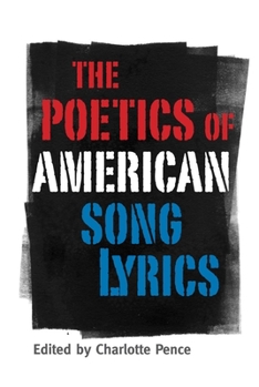 Paperback Poetics of American Song Lyrics Book
