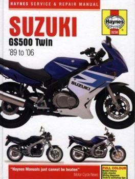 Hardcover Suzuki Gs500 Twin: Service and Repair Manual Book