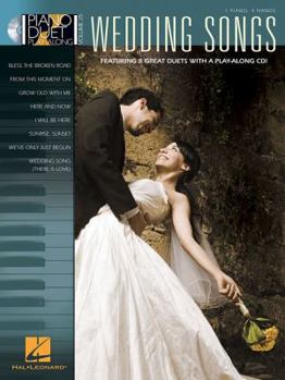 Paperback Wedding Songs: 1 Piano, 4 Hands [With CD (Audio)] Book