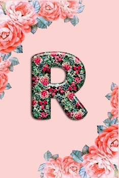 Paperback R: Monogram R notebook Monogram Letter M Pretty Personalized Medium Lined Journal Book