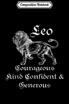 Composition Notebook: Leo Traits Funny Gift For A Proud Leo Astrology Zodiac Sign Premium  Journal/Notebook Blank Lined Ruled 6x9 100 Pages