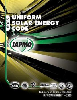 Paperback 2009 Uniform Solar Energy Code Book