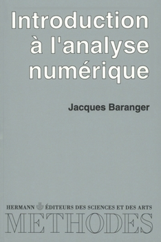 Paperback Introduction à l'analyse numérique [French] Book