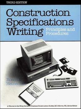 Hardcover Construction Specification Writing: Principles and Procedures Book