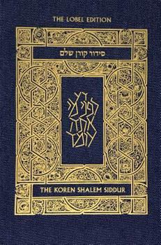 Paperback Koren Shalem Siddur with Tabs, Compact, Denim Book