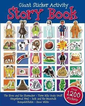 Paperback Giant Sticker Book Activity Storybook [With Stickers] Book