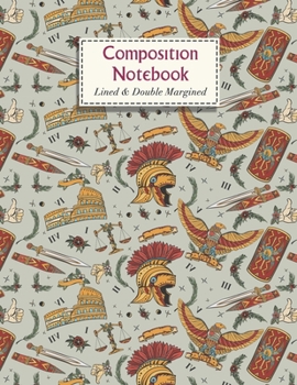 Composition Notebook: Lined & Double Margined Exercise Book | School & College Journal | Roman