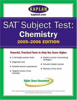 Paperback SAT Subject Tests: Chemistry 2005-2006 Book