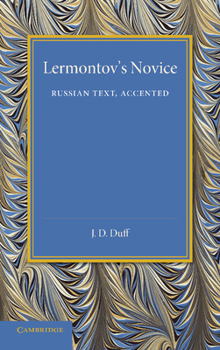Paperback Lermontov's Novice: Russian Text, Accented Book