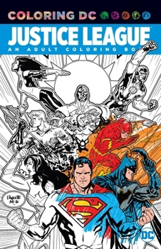 Paperback Justice League: An Adult Coloring Book