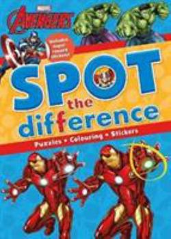 Paperback Marvel Avengers Spot the Difference: Includes Super Reward Stickers! Book