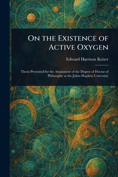 Paperback On the Existence of Active Oxygen Book
