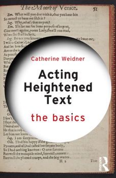 Paperback Acting Heightened Text: The Basics Book