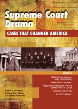 Hardcover Supreme Court Drama: Cases That Changed America, 5 Volume Set Book