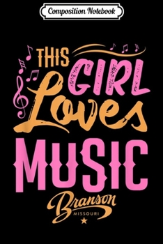 Composition Notebook: Women's Branson Missouri Country Bluegrass Music Lover Journal/Notebook Blank Lined Ruled 6x9 100 Pages