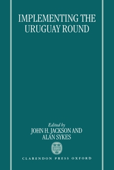Hardcover Implementing the Uruguay Round Book