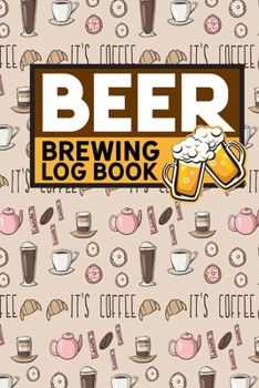 Paperback Beer Brewing Log Book