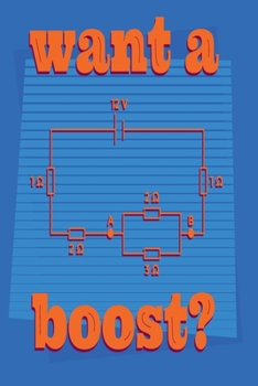 Want a Boost - Geek Charming Notebook: Perfect Unique Gift Idea unruled blank Composition Book to write in for Man Woman Girl Coworker cheap Present under 10