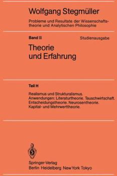 Paperback Realismus Und Strukturalismus. Anwendungen: Literaturtheorie. Tauschwirtschaft. Entscheidungstheorie. Neurosentheorie. Kapital- Und Mehrwerttheorie [German] Book