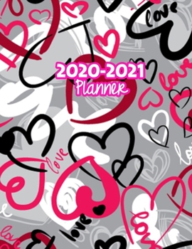 2020-2021 Planner: Two Year Calendar Organizer and Goal Journal | January 2020 - December 2021 Daily, Weekly and Monthly Planner Book with Back Sticker Expression Wall for 2 Years | Design Code 319955