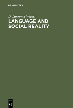 Hardcover Language and Social Reality: The Case of Telling the Convict Code Book