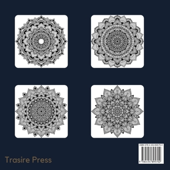 Paperback Mandala Coloring Book [Large Print] Book