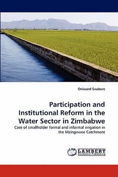 Paperback Participation and Institutional Reform in the Water Sector in Zimbabwe Book