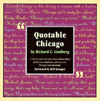 Paperback Quotable Chicago Book