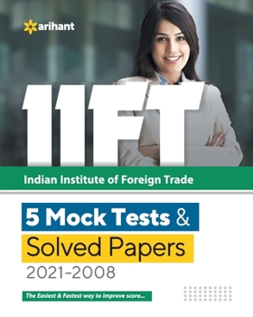 Paperback IIFT 5 Mock Tests & Solved Papers (2021-2008) Book